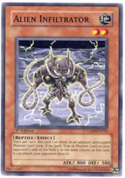 Alien Infiltrator - CDIP-EN033 - Common - 1st Edition NM Yugioh Booster Set Card - Image 1