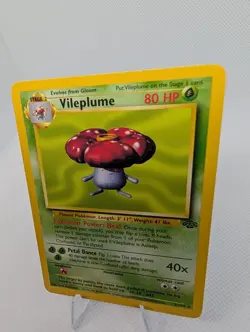 Vileplume 31/64 - Vintage Non Holo Rare Jungle Set Pokemon Card WOTC 1999 - LP - Image 2