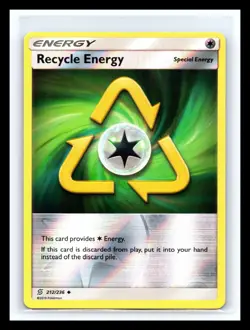 💥 Pokemon TCG Recycle Energy Reverse Holo SM - Unified Minds 212/236 - Image 1