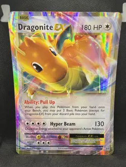 DRAGONITE EX 72/108 Near Mint Pokemon XY EVOLUTIONS TCG Game Pokemon JUMBO CARD - Image 1