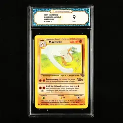TQG 9 MINT 1999 Pokemon ENG Marowak #39/64 U - Image 1