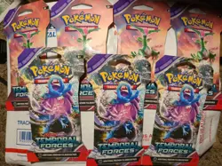 Pokemon TCG: Scarlet & Violet TEMPORAL FORCES Pack Booster (LOT of 7 packs) READ - Image 1