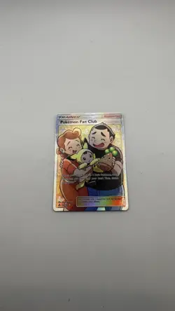 Pokemon Fan Club Ultra Rare Full Art Trainer Holo Sm-Ultra Prism 155/156 - Image 1