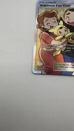 Pokemon Fan Club Ultra Rare Full Art Trainer Holo Sm-Ultra Prism 155/156 - Image 4