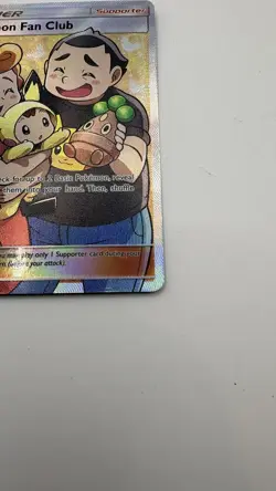 Pokemon Fan Club Ultra Rare Full Art Trainer Holo Sm-Ultra Prism 155/156 - Image 5