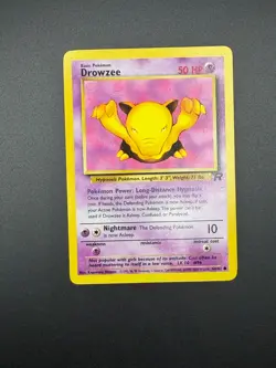 Pokemon Drowzee Unlimited Common Team Rocket 54/82 NM - Image 1