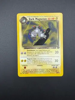 Pokemon Dark Magneton (28) Unlimited Rare Team Rocket 28/82 NM - Image 1