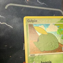 Pokemon TCG Card 2006 EX Crystal Guardians - Gulpin 33/100 Reverse Holo - Image 3