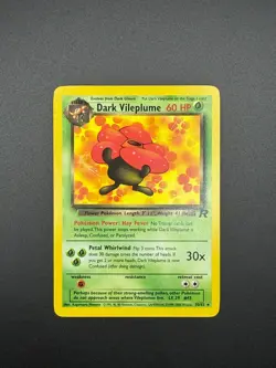 Pokemon Dark Vileplume (30) Unlimited Rare Team Rocket 30/82 NM - Image 1