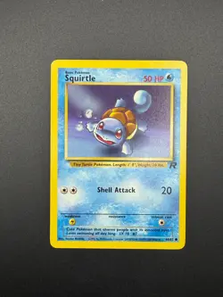 Pokemon Squirtle Unlimited Common Team Rocket 68/82 NM - Image 1