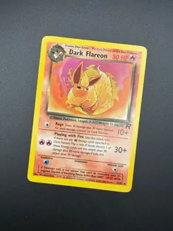 Pokemon Dark Flareon Unlimited Uncommon Team Rocket 35/82 NM - Image 1