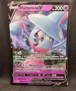 Hatterene V SWSH055 Promo Champions Path English OVERSIZED Pokemon JUMBO Card - Image 1