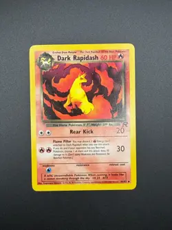 Pokemon Dark Rapidash Unlimited Uncommon Team Rocket 44/82 NM - Image 1