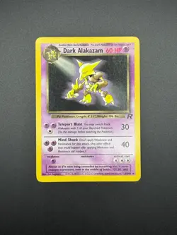 Pokemon Dark Alakazam (18) Unlimited Rare Team Rocket 18/82 NM - Image 1