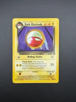 Pokemon Dark Electrode Unlimited Uncommon Team Rocket 34/82 NM - Image 1