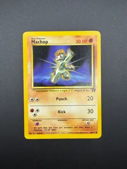 Pokemon Machop Unlimited Common Team Rocket 59/82 NM - Image 1