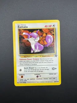 Pokemon Rattata Unlimited Common Team Rocket 66/82 NM - Image 1