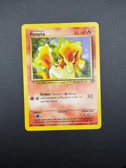 Pokemon Ponyta Unlimited Common Team Rocket 64/82 NM - Image 1