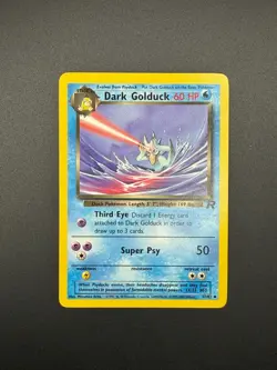 Pokemon Dark Golduck Unlimited Uncommon Team Rocket 37/82 NM - Image 1