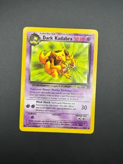 Pokemon Dark Kadabra Unlimited Uncommon Team Rocket 39/82 NM - Image 1