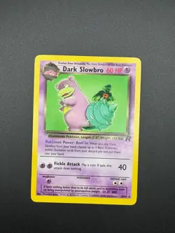 Pokemon Dark Slowbro (29) Unlimited Rare Team Rocket 29/82 NM - Image 1