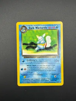 Pokemon Dark Wartortle Unlimited Uncommon Team Rocket 46/82 NM - Image 1