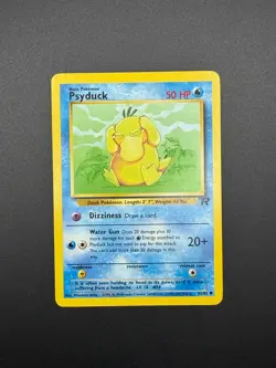 Pokemon Psyduck Unlimited Common Team Rocket 65/82 NM - Image 1