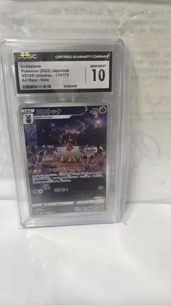 Pokemon TCG Kricketune GG02/GG70 Crown Zenith Ultra Rare Holo CGC 10 English - Image 1