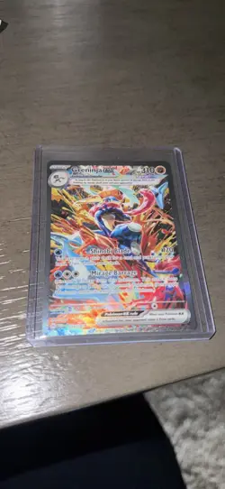 Pokemon Greninja EX 214/167 Twilight Masquerade Special Illustration Rare Holo - Image 1