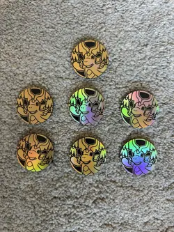 Mega Dragonite ETB Coin Ascended Heroes Pokemon Lot Of 7 Coins - Image 1