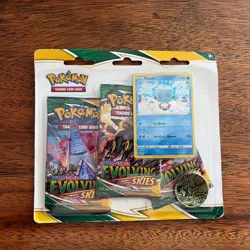 Pokemon Trading Card Game: Sword and Shield - Evolving Skies Three Booster Packs 820650808814 - Image 1