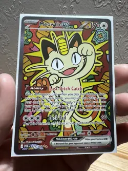 Meowth ex 121/088 ENGLISH Special Illustration Rare - Perfect Order SIR Pokemon - Image 1