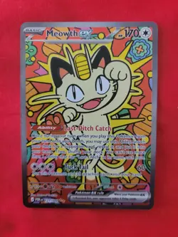 Meowth ex 121/088 Special Illustration Rare Perfect Order SIR Pokemon Near Mint - Image 1