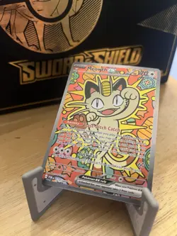 Meowth ex 121/088 ENG Special Illustration Rare - Perfect Order SIR Pokemon MINT - Image 1