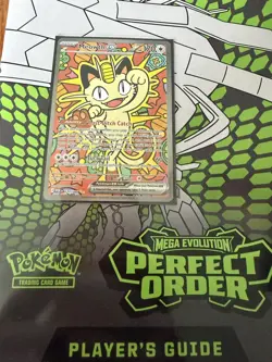 Pokemon TCG Perfect Order Meowth Ex 121 /088 SIR Special Illustration Rare Holo - Image 1