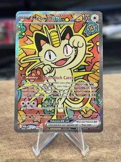 Pokemon Perfect Order Meowth EX Special Illustration Rare 121/088 SIR ⭐ ⭐ - Image 1