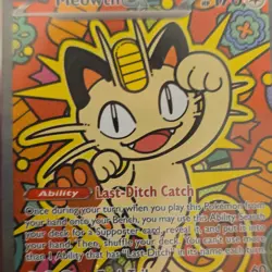 Meowth ex 121/088 ENGLISH Special Illustration Rare - Perfect Order SIR Pokemon - Image 1