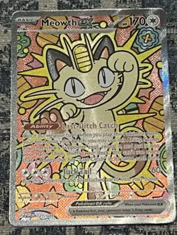 SIR Meowth ex 121/088 ENGLISH Special Illustration Rare - Perfect Order Pokemon - Image 1