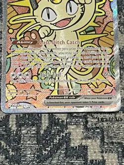 SIR Meowth ex 121/088 ENGLISH Special Illustration Rare - Perfect Order Pokemon - Image 5