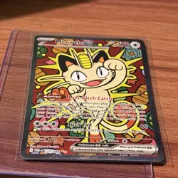 Pokemon TCG Perfect Order Meowth Ex 121 /088 SIR Special Illustration Rare Holo - Image 2