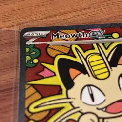 Pokemon TCG Perfect Order Meowth Ex 121 /088 SIR Special Illustration Rare Holo - Image 5