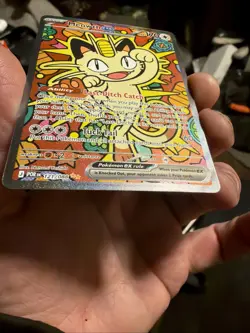 Meowth ex 121/088 ENGLISH Special Illustration Rare - Perfect Order SIR Pokemon - Image 2