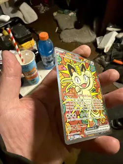 Meowth ex 121/088 ENGLISH Special Illustration Rare - Perfect Order SIR Pokemon - Image 4
