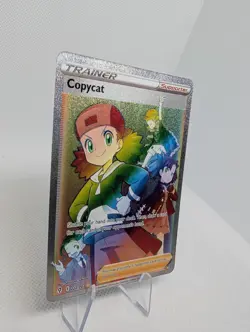 Copycat 222/203 Rainbow Rare Trainer Evolving Skies Pokemon TCG Card - NM - Image 2
