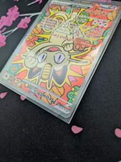 Pokemon TCG Meowth ex 121/088 Special Illustration Rare Perfect Order SIR - Image 5