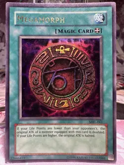 Megamorph MRL-061 Original Print Ultra Rare Unlimited Edition - Played - YuGiOh! - Image 1
