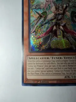 Yu-Gi-Oh Centur-Ion Primera MP24-EN143 Prismatic Secret Rare 1st Edition - Image 2