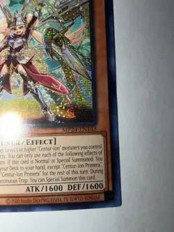 Yu-Gi-Oh Centur-Ion Primera MP24-EN143 Prismatic Secret Rare 1st Edition - Image 3