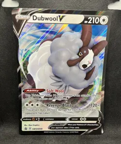 DUBWOOL V SWSH049 Promo Champions Path English OVERSIZED Pokemon JUMBO Card - Image 1