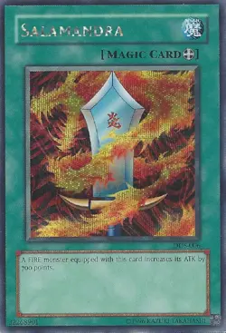 Yu-Gi-Oh! TCG Salamandra DDS-006 Prismatic Secret Rare - LP - Image 1